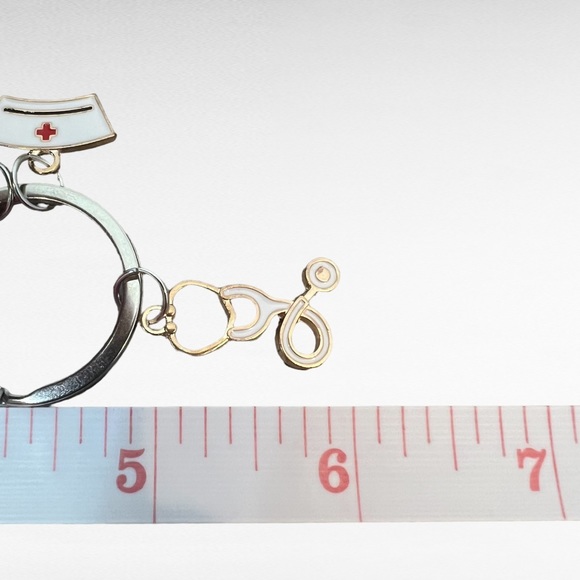 Nurse Keychain with Blue Mask - Picture 7 of 10